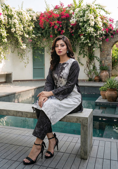 Urban flora | Stitched 2 PC | Lawn