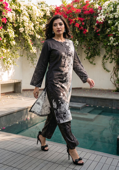 Urban flora | Stitched 2 PC | Lawn