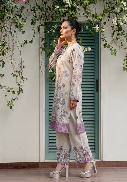 Flora Glow| Stitched 2 PC | Lawn