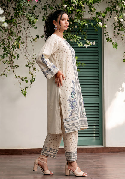 Sapphire Vine | Stitched 2 PC | Lawn