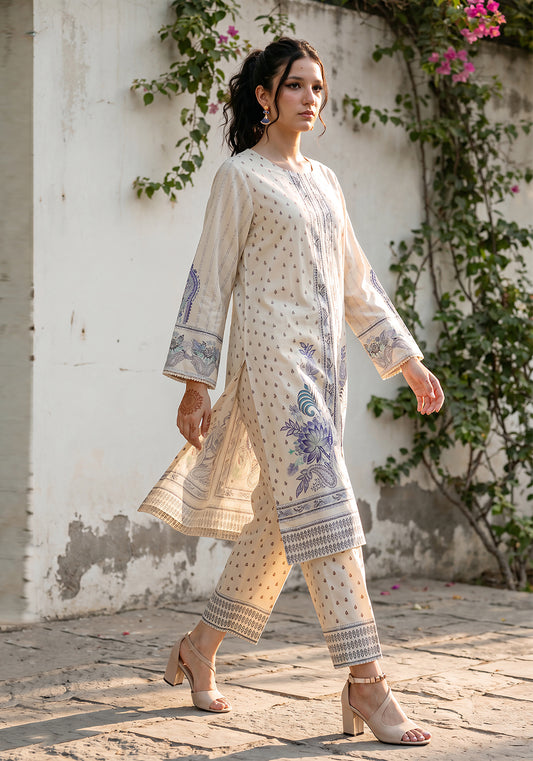 Sapphire Vine | Stitched 2 PC | Lawn