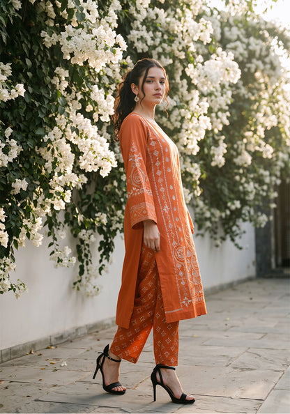 Desert Rose| Stitched 2 PC | Lawn