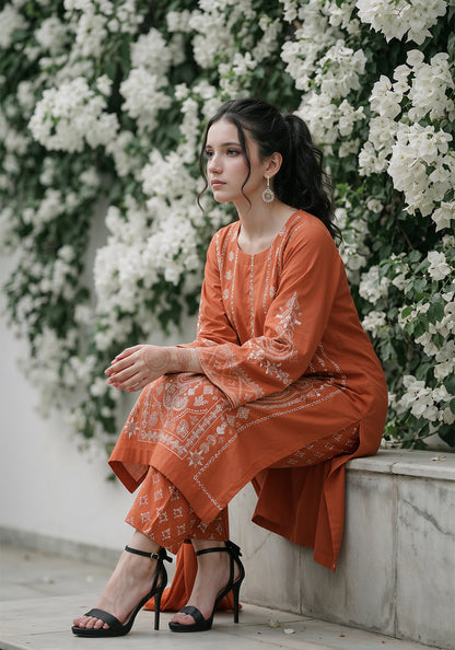 Desert Rose| Stitched 2 PC | Lawn