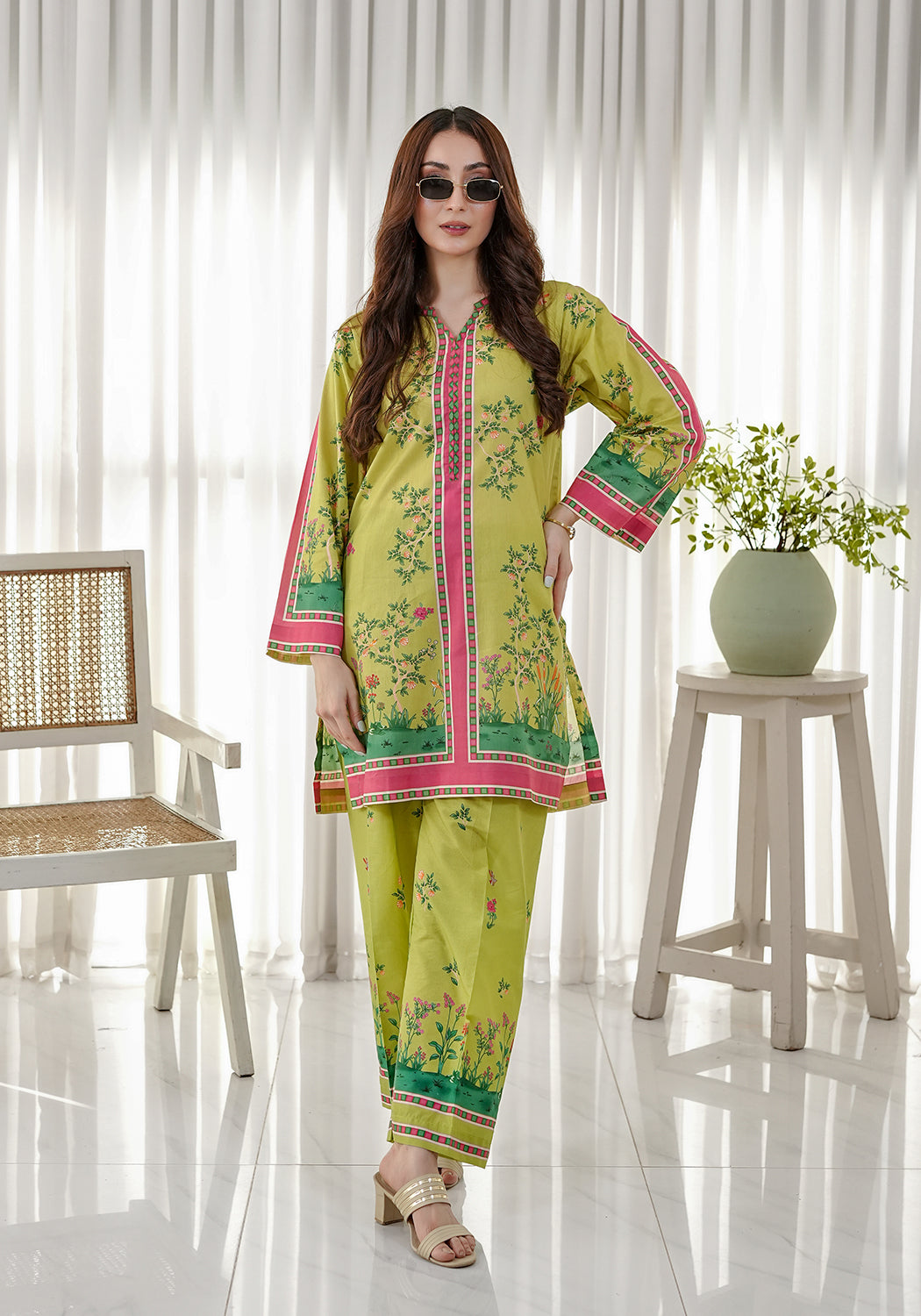 Saya | Stitched 2 PC | Lawn