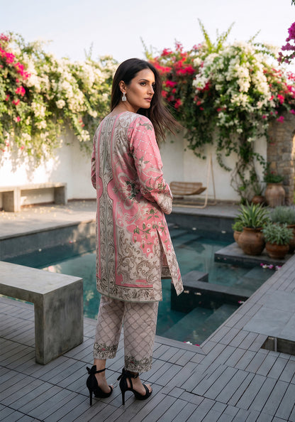 Pink Orchid | Stitched 2 PC | Lawn