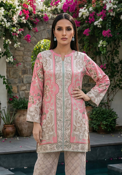 Pink Orchid | Stitched 2 PC | Lawn