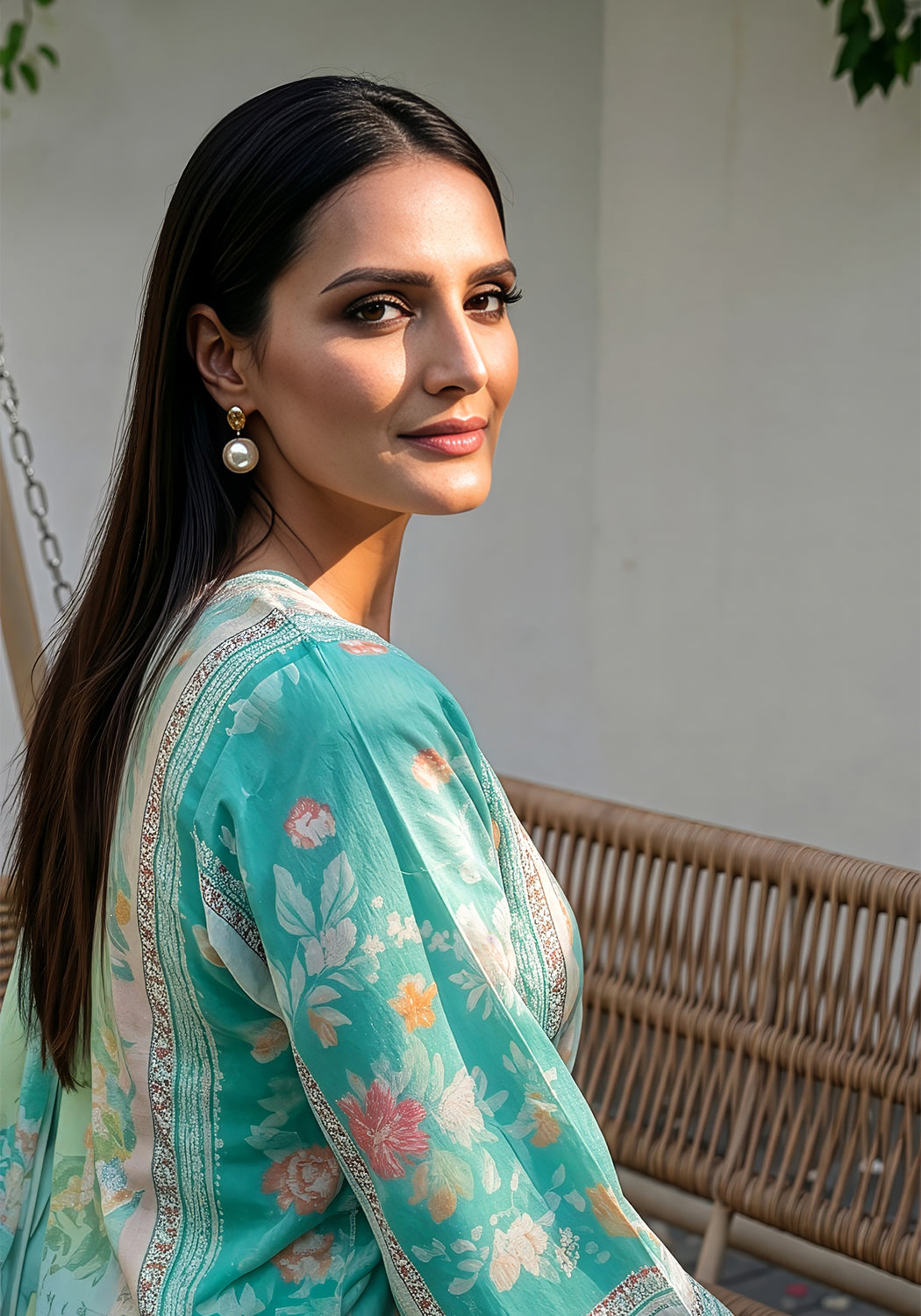 Mint Muse | Stitched 2 PC | Lawn
