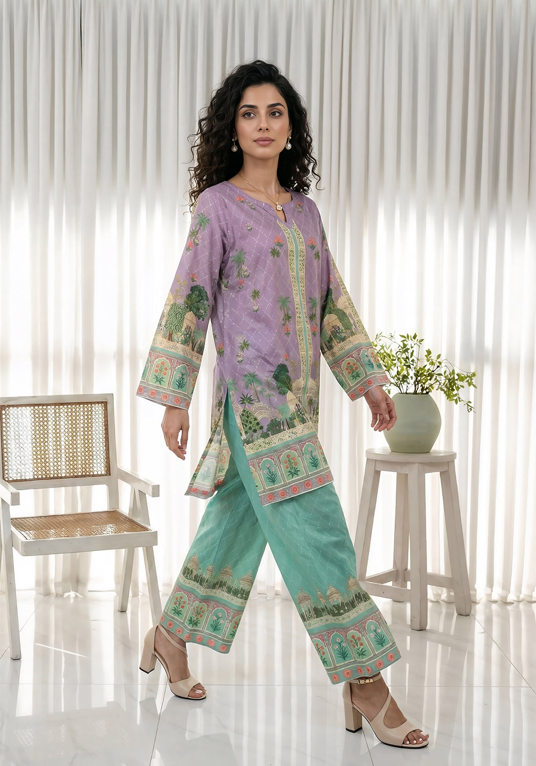 SAMARA | Stitched 2 PC | Lawn