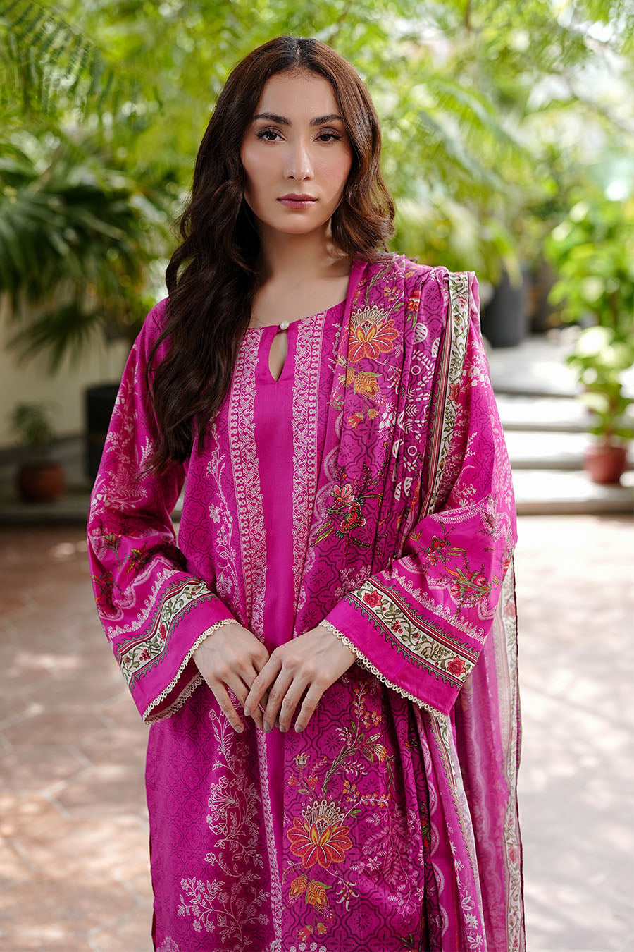 PINK SORBET | Stitched 3 pcs | LAWN