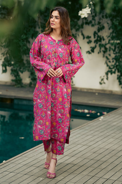 MAH E NUR | Stitched 2 pcs | LAWN