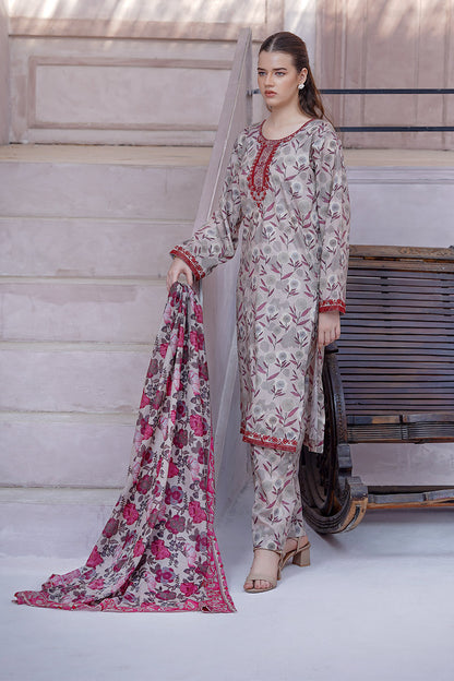 ELENA | Embroidery Stitched 3 pcs | lawn