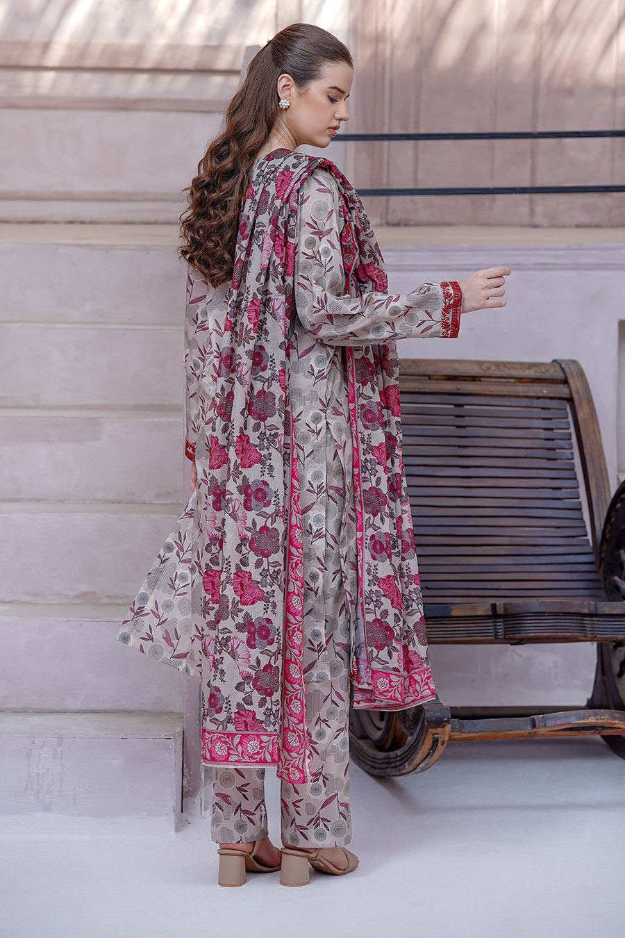 ELENA | Embroidery Stitched 3 pcs | lawn