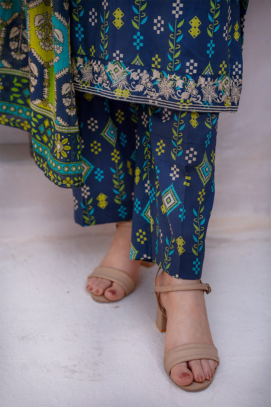 IRENA | Embroidery Stitched 3 pcs | lawn