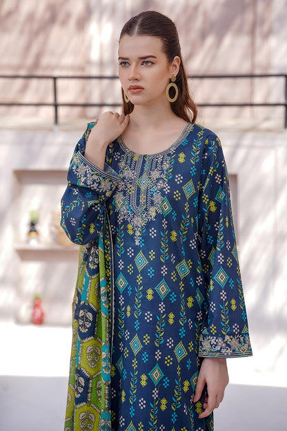 IRENA | Embroidery Stitched 3 pcs | lawn