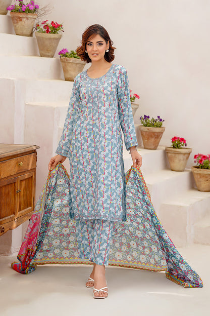 VERA | Embroidery Stitched 3 pcs | lawn