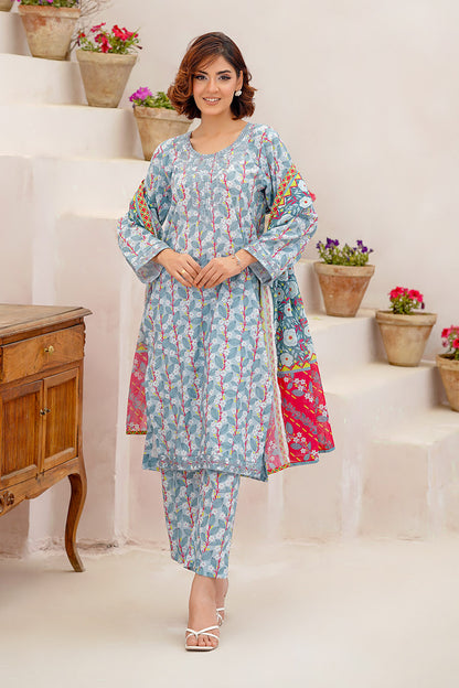 VERA | Embroidery Stitched 3 pcs | lawn