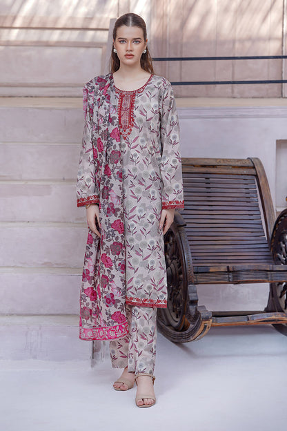 ELENA | Embroidery Stitched 3 pcs | lawn