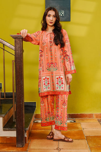 DAYDREAM CORAL | Stitched 2 pcs | LAWN