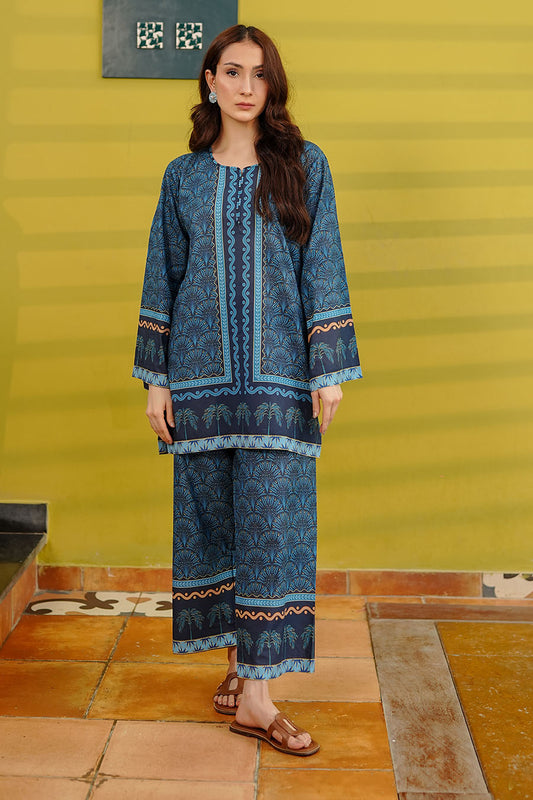 MIDNIGHT PALM | Stitched 2 pcs | LAWN