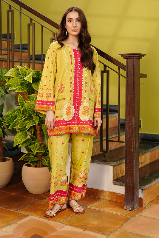 LIME RADIANCE | Stitched 2 pcs | LAWN
