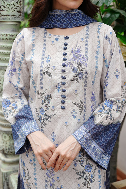 BLUE REVERIE | Stitched 3 pcs | LAWN