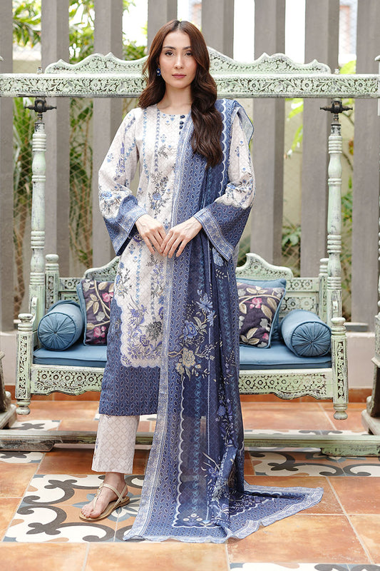 BLUE REVERIE | Stitched 3 pcs | LAWN