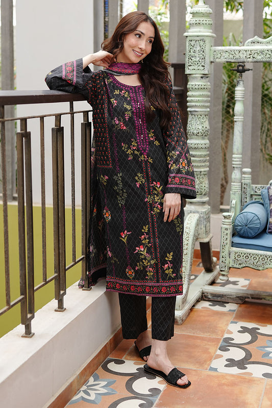 TWILIGHT GARDEN | Stitched 3 pcs | LAWN