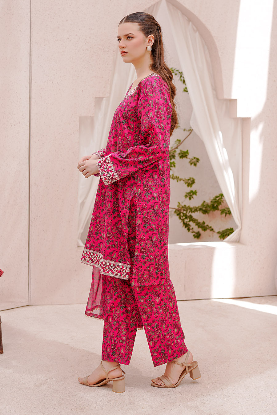 NOOREY | Embroidery Stitched 3 pcs | lawn