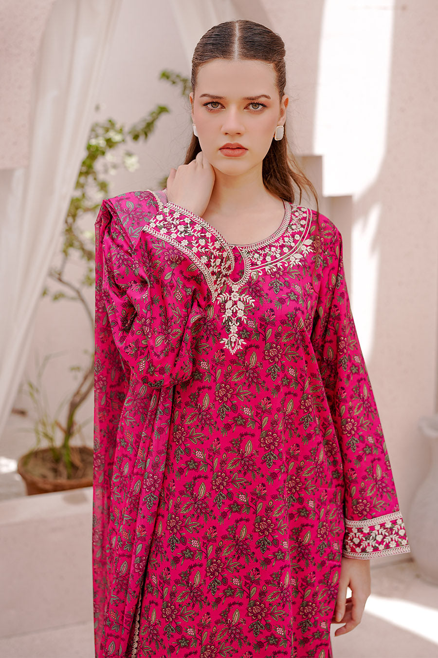NOOREY | Embroidery Stitched 3 pcs | lawn