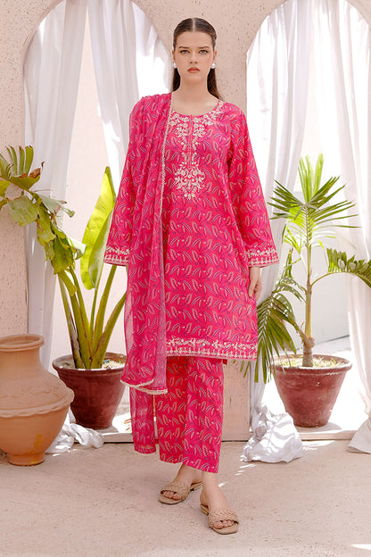 SARAH | Embroidery Stitched 3 pcs | lawn