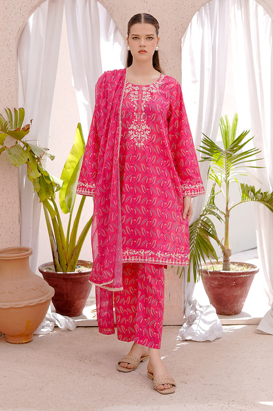 SARAH | Embroidery Stitched 3 pcs | lawn