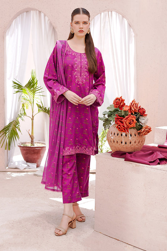 HAYA | Embroidery Stitched 3 pcs | lawn