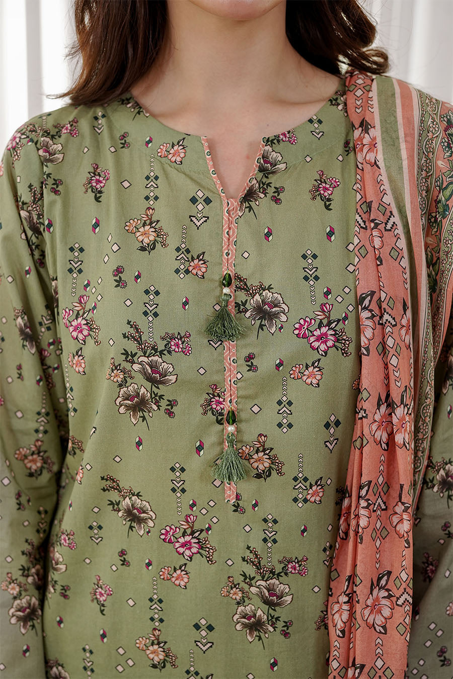 SAGE MEADOW | Stitched 3 pcs | LAWN