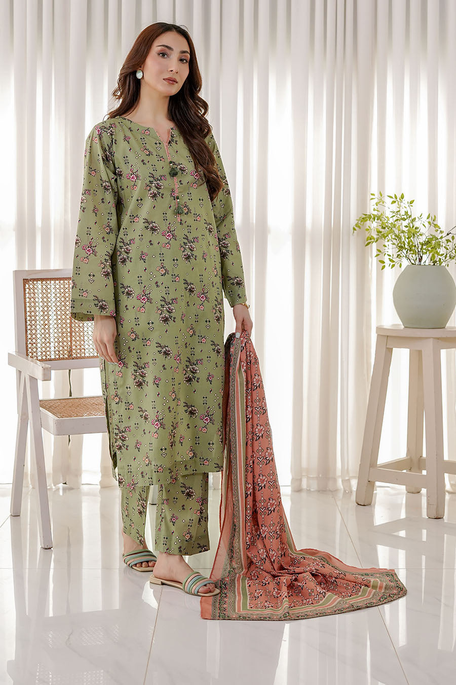 SAGE MEADOW | Stitched 3 pcs | LAWN
