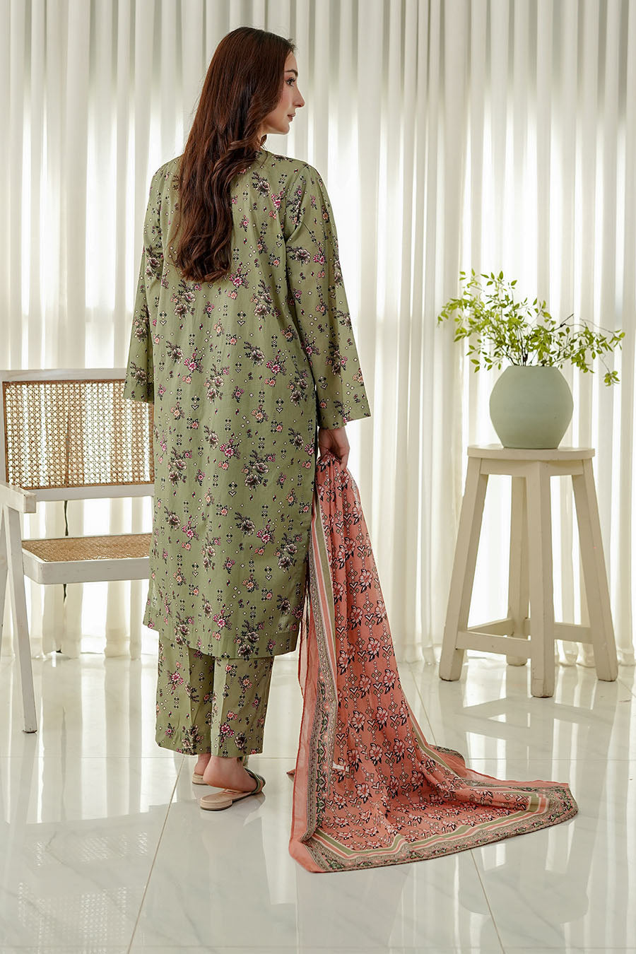SAGE MEADOW | Stitched 3 pcs | LAWN