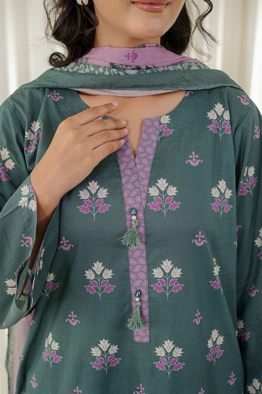 EMERAID MIST | Stitched 3 pcs | LAWN