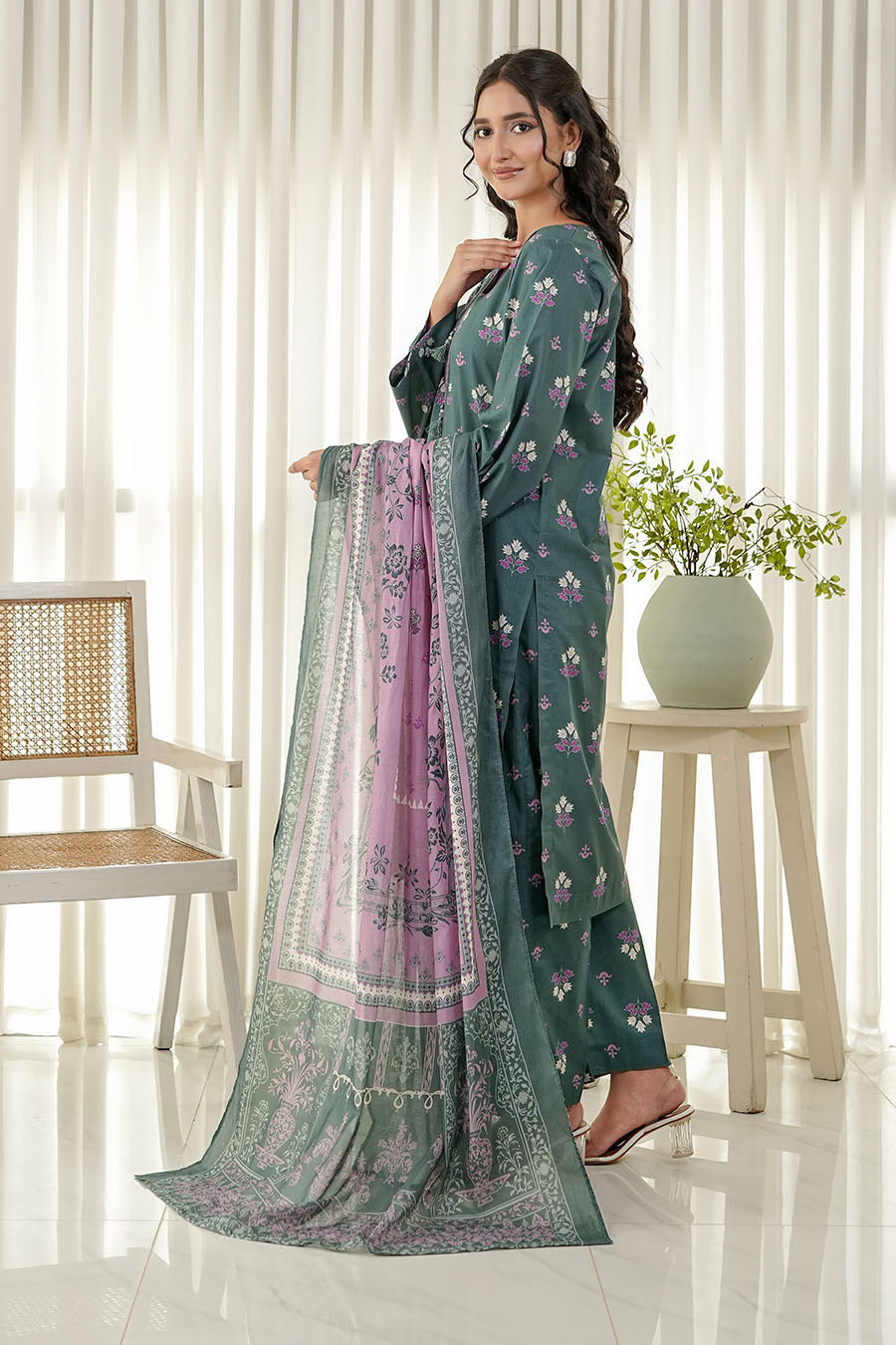 EMERAID MIST | Stitched 3 pcs | LAWN