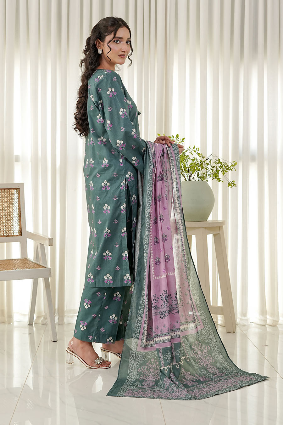 EMERAID MIST | Stitched 3 pcs | LAWN