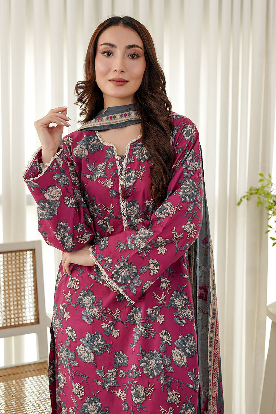 ROSE REVERIE | Stitched 3 pcs | LAWN