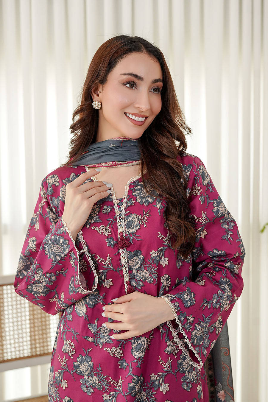 ROSE REVERIE | Stitched 3 pcs | LAWN