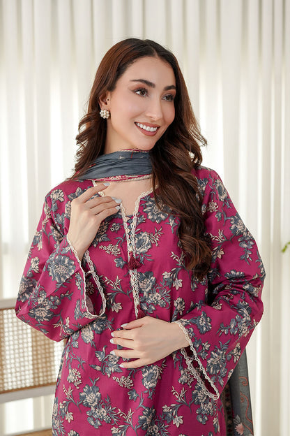 ROSE REVERIE | Stitched 3 pcs | LAWN