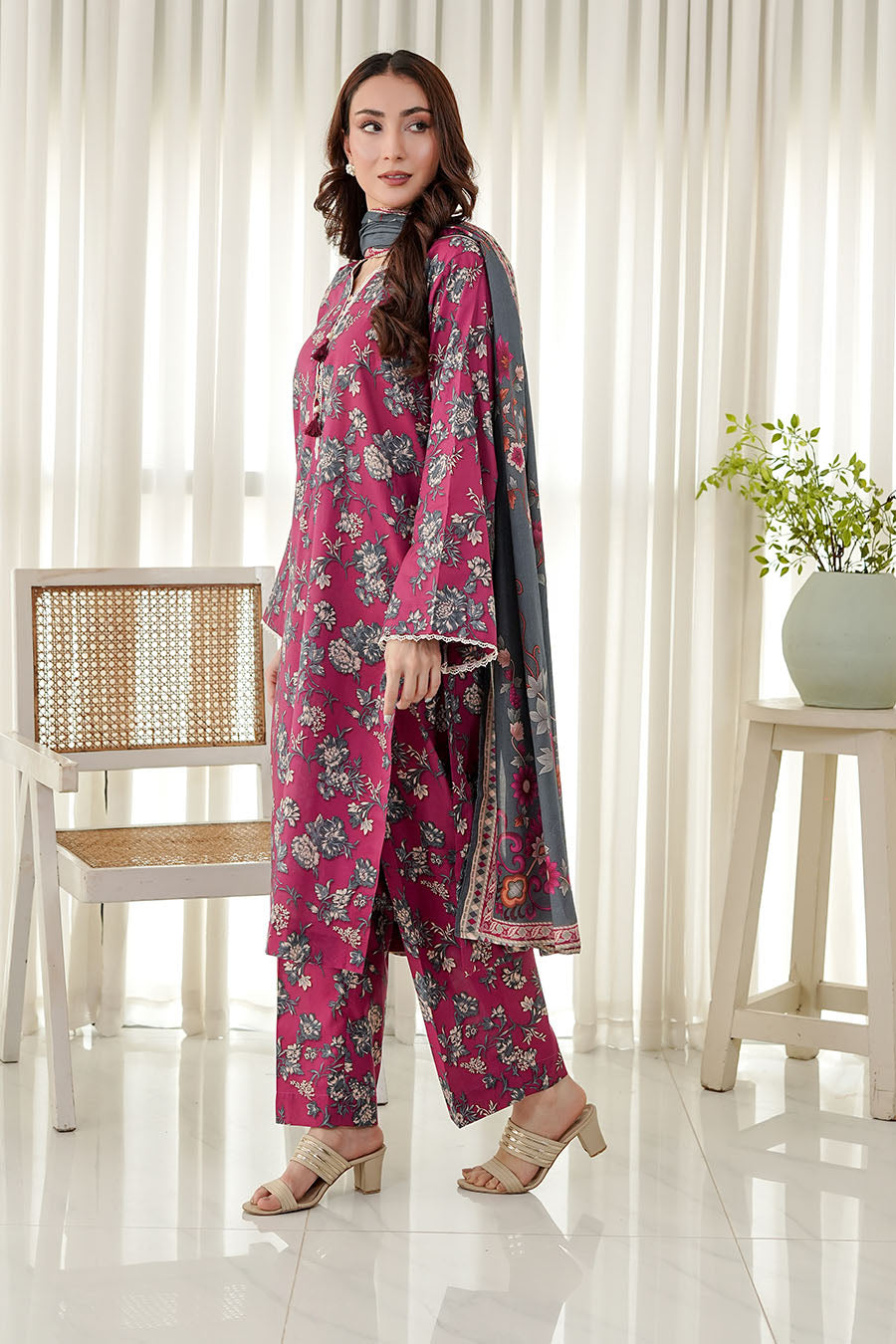 ROSE REVERIE | Stitched 3 pcs | LAWN