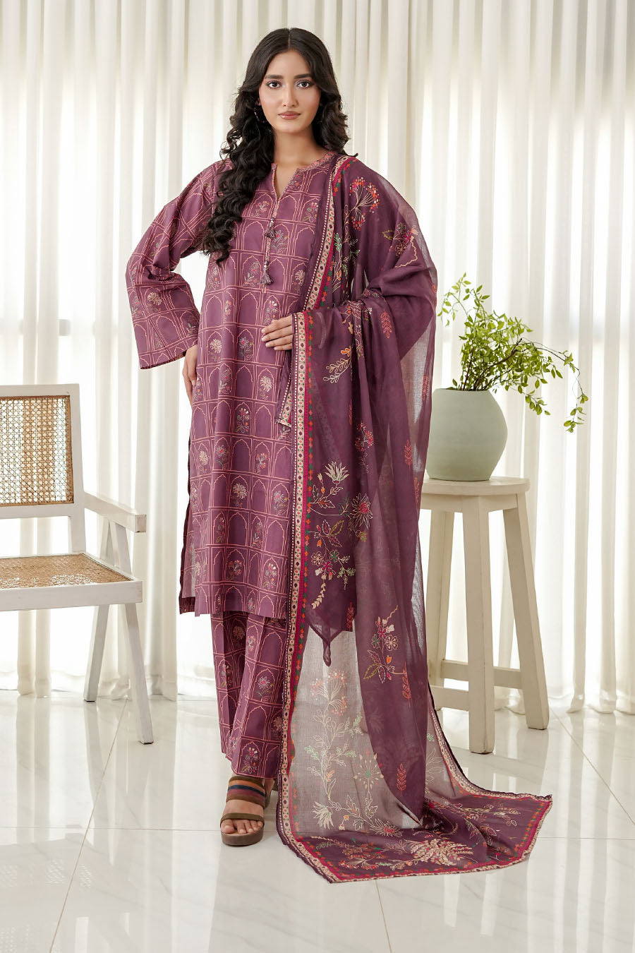 MULBERRY MUSE | Stitched 3 pcs | LAWN