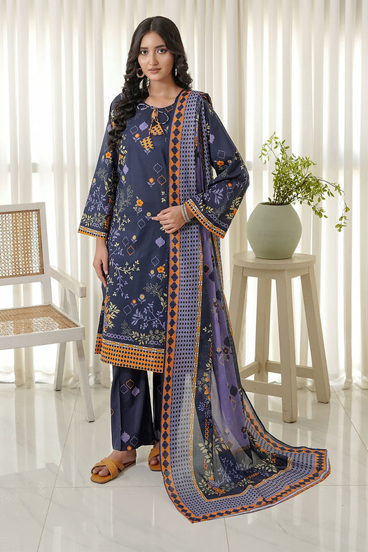 TWILIGHT SPRINGS | Stitched 3 pcs | LAWN